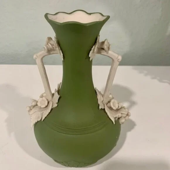 VTG ~ Vase & Plate SET OF 3 - Picture 4 of 10